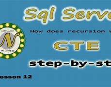 Image result for Recursive CTE SQL Server