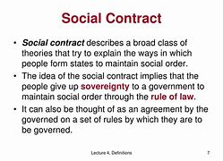Image result for Social Contract Elements