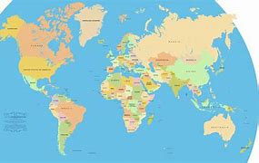 Image result for World Map Showing All the Countries