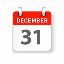 Image result for December 31 Calendar