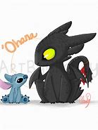 Image result for Stitch and Toothless Meet