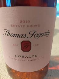 Image result for Thomas Fogarty Pinot Noir Rosalee