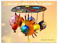 Image result for DIY Solar System Mobile