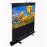 Image result for Portable Pull Up Projector Screen