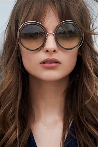 Image result for Women's Round Sunglasses