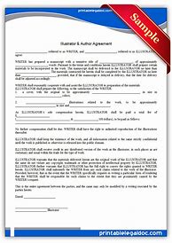Image result for Author/Illustrator Contract