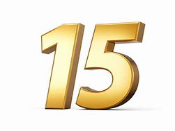 Image result for Cool Number 15 in Gold