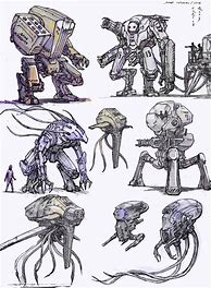Image result for Mech Zombie Drawing Black and White