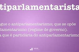 Image result for antiparlamentario