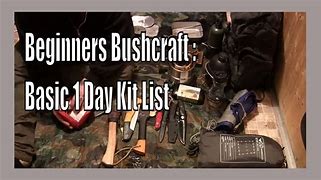 Image result for Bushcraft Kit List