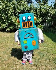 Image result for How to Make a Robot Halloween Costume