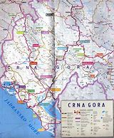 Image result for Crna Gora Karta
