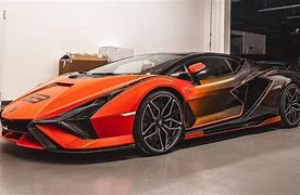 Image result for Lamborghini Sian Red and Orange