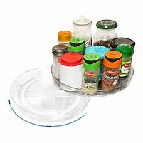 Image result for Clear Lazy Susan Organizer