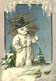 Image result for Printable Vintage Snowman