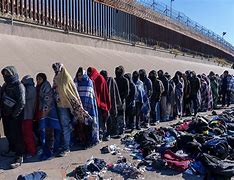 Image result for Migrants Crossing Border