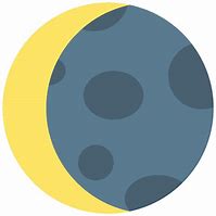 Image result for Crescent Moon Emoji