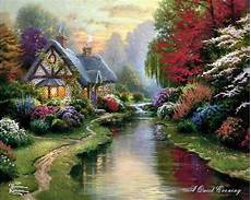 kinkade cottage painting kinkade or marketing genius or both kinkade cottage painting kinkade or marketing genius or both