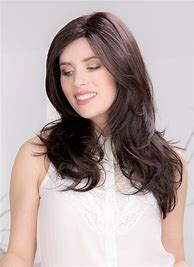 Image result for Human Hair Wigs Long Brown