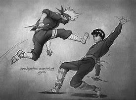 Image result for Kakashi Drawing Fight