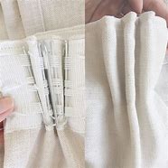 Image result for Pleated Curtains with Hooks