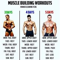 Image result for 3-Day Workout to Gain Muscle