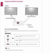 Image result for LG Monitor Buttons