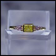 Image result for Yellow and Pink Diamond Ring