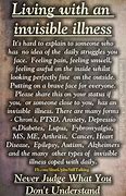 Image result for Invisible Illness Poems