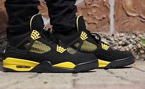 Image result for Jordan 4S On Peope Feet