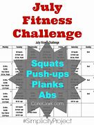 Image result for July Workout Challenge