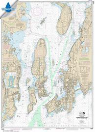 Image result for Narragansett Bay Map with Water Depth