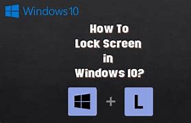 Image result for What Keys to Push to Lock Computer Screen