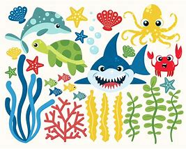 Image result for Free Rainbow Sea Life Clip Art