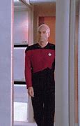 Image result for Picard Captain Liam Shaw Lying Down On Bridge Crying