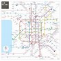 Image result for Subway and Train Map of Osaka City