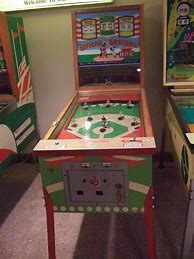 Image result for Game Room Baseball Pinball Machine
