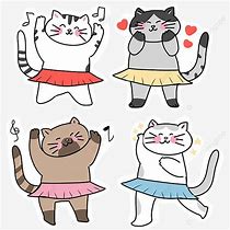 Image result for Happy Dance Cat Sticker