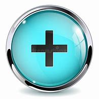 Image result for Plus Sign Button Square Blue