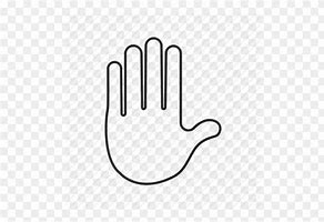 Image result for Hand. Emoji Black and White