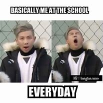 Image result for BTS Funny Memes About School