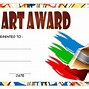 Image result for Blank Certificate Art Award Template