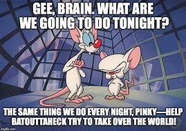 Image result for Pinky and the Brain Exercise Memes