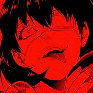 Image result for Red Aesthetic Anime 1080X1080