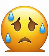 Image result for Sweating Face Emoji Clip Art