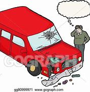Image result for Car Damage Clip Art Black and White Screen Beans