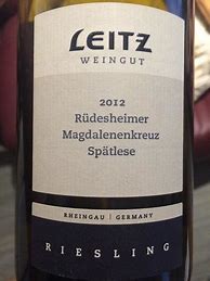 Image result for Weingut Josef Leitz Rudesheim Riesling Spatlese