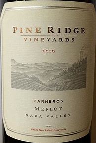Image result for Pine Ridge Merlot Carneros