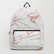 Image result for Marble Rose Gold Backpack