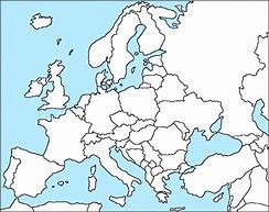 Image result for Clear Map of Europe with Names